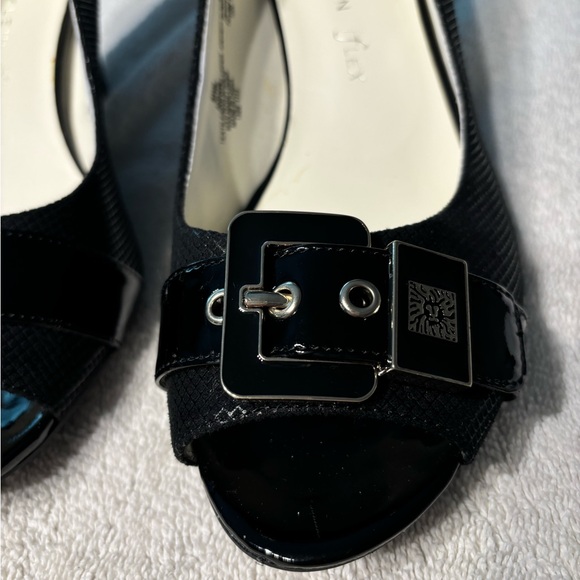 Anne Klein iflex Peep Toe Pumps, size 8 1/2, medium width - Picture 4 of 8